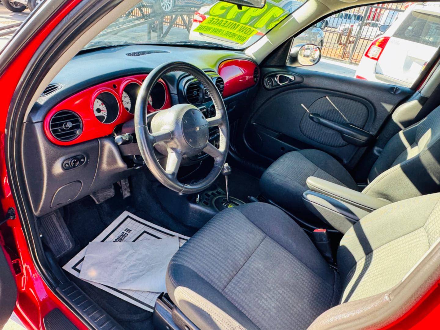 2005 Red Chrysler PT Cruiser Limited Edition (3C8FY68B75T) with an 2.4L L4 DOHC 16V engine, located at 2190 Hwy 95, Bullhead City, AZ, 86442, (928) 704-0060, 0.000000, 0.000000 - 1 owner clean CARFAX only 79k miles . Hard to find .excellent condition . New tires . We finance - Photo#7